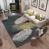 Alfombras sala de estar abstracta del pasillo de pan de oro