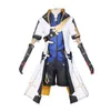 Anime Costumes Game Genshin Impact Cosplay Koum Albedo Project Wigs Boots Outfit Halloween Party J220915