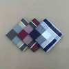 12Pcs Cotton Controls Men Women Soft Hanky Plaid Bridal Handkerchiefs J220816