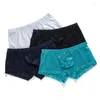 Sous-vêtements hommes sous-vêtements glace soie respirant Boxer été garçons Sexy hommes séchage rapide maille mâle culotte