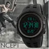 Armbandsur sportklockor m￤n dyk 50 m digital ledde arm￩ titta p￥ m￤n avslappnad elektronik relojes hombre 2022 skmei