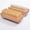 Cleaning Brushes Household Tools Housekee Organization Home Garden Wood Nail Brush Two-Sided Natural Boar Bristles C1022