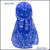 M￼tze/Sch￤delkappen Hip Hop Hut Langes Schwanz Bandana Durag Silky Am￶be Frau Mann Modes Beanie Winter Hair Accessoires 5 8dc K2 Drop de Dhzbe