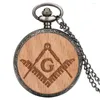 Pocket Watches Accept Logo/Text Engraved Customized On Pure Simple No Words Wooden Watch Necklace Chain Pendant Quartz Mens