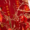 Weihnachtsdekorationen 2022 Birke Baum Chun Fu Charakter Ornamente Chinesisches Jahr Glück für Zuhause Einkaufszentrum Viel Glück Reichtum