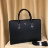 Valigetta a tracolla da uomo Borsa di design in vera pelle Borsa a combinazione Borsa per laptop da lavoro Borsa a tracolla Totes 7A Computer da viaggio per uomo di alta qualità L-861-1