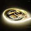 Strips DC12V 4MM Width SMD2835 5M 120led/m No Waterproof Flexible LED Strip Light Cool White / Warm Natural