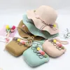 Hüte Seioum Mädchen Kinder Niedlich Lässige Strohhut Handtasche Sets Kind Baby Outdoor Reise Urlaub Strand Floppy Taschen Set Sun Cap Panama