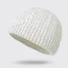 Berretti a sfera Cappello da uomo anziano per uomo Notte riflettente Autunno Inverno Moda Cappelli lavorati a maglia caldi Cappellino base regolabile