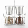 Strumento manuale per accessori da cucina in vetro per smerigliatrice per sale e pepe in acciaio inossidabile Premium RRE15333
