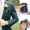 36Pcs Fashion Square Handkerchief For Men Vintage Jacquard Grid Pocket Cotton Towel For Business Wedding Party J220816