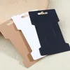 Jewelry Pouches 100 Sheets Paper Display Card Multicolor Geometric Shape Kraft Hanging 11.5cm X 6.5cm