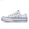 2022 Casual Canvas Shoes Sponge Cake Zigzag Bottom Women's Shoe Black and White Size EUR 35-41