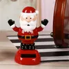 Favor de fiesta Adornos de coche ABS Adornos de Navidad con energía solar Regalo Bailando Papá Noel Muñeco de nieve Juguetes Decoración del tablero Bobble Dancer BBB