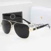 Designer Versage Sunglass Cycle Luxe Mode Metal kleurrijke gecoate heren en dames vintage honkbal sport retro padden zomer p294j