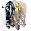 Fashion Handkerchief Neck Scarf Women Square Hairband 100 Pure Mulberry Silk Scarves 53CM Small Bandana Head Hijab Scarfs 2022 J220816