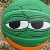 Баскетбольный мяч с логотипом Spalding Sad Frog Pepe Co № 7, подарочная коробка для бойфренда, камуфляж 24K, памятное издание Black Mamba из искусственной кожи