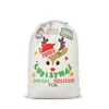 Blank Sublimation Santos sacos de Natal Bolsas de presente Decora￧￵es T￩rmicas Dinosaur Kids Saco de doces Bolsa de bolso de pacote de pacote