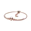 Braccialetti con perline a farfalla in argento S925 regolabili fai da te adatti gioielli con bracciale Pandora