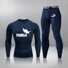 Men's Thermal Underwear Men's Long Johns For Male Winter Ski Thermo Sets Clothes Men Keep Warm Running 4XL
