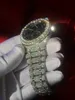 10A Digner Moissanite Version Skeleton 2023 New Diamonds Watch PASS TT Rose Sier to Quality Mechanical Movement Men Iced Out