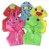 Chubasqueros impermeables para niños, diseño de dibujos animados, ropa impermeable de verano para bebés, Ponchon de 90-130cm de longitud