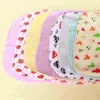 8 PCSSet Cotton Safe Baby Small Square Handdukar Baby Food Servin Nyfödda barnhandduk J220816