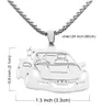 Juice WRLD Classic Pendant Halsband Europeiska och amerikanska män/kvinnor Hip Hop Personlighet Fashion Jewelry