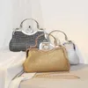 女性バッグダイヤモンドクラッチ財布結婚式の高級デザイナーハンドバッグゴールドシルバーイブニングバッグ絶妙な女性チェーンショルダーSAC X683H