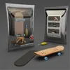 Blanda hela miniatyrer Skate Board Wood Finger Toy Professional Stents Set Novelty Children Christmas Gift7901003