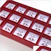 Anneaux De Mariage Anneaux De Mariage 15 Paires / Ensemble Sie Couleur Doré Zircon Couples Pour Hommes Femmes Cadeau De Fiançailles Ouvert Réglable Bijoux Ringsw Dhtwn