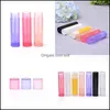 Packing Bottles Compact Mti Colour Lipgloss Tube Diy Plastic Empty Clear Lip Gloss Lipstick Lips Wax Pipe Organizer Lipglaze Containe Dhhxi