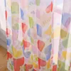 Curtain Love Heart Print Voile Romantic Living Room Bedroom Balcony Window Door Curtains Drape Sheer Valances Decor