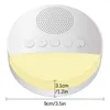 Luzes noturnas Easysleep Sound White Noise Machine calmante sons Função do timer de sono alimentada pelo USB para relaxamento para dormir