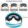 Óculos de esqui máscara de máscara de máscara de goggs magnéticos snowboard e para os óculos OTG Anti-UV UV400 Protection anti-FOG L221022