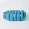 Pillow Handmade Knot Baby Nap Office Waist Back Stuffed Toys For Kids Store Decoration Sofa Lumbar Tie Up Decorative