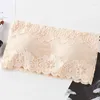 Bustiers & Corsets Fashion Summer Women Floral Lace Bandeau Seamless Wirefree Bralette Strapless Tube Top