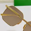 Солнцезащитные очки нового модного дизайна 1108SA в квадратной металлической оправе простой формы, популярный авангардный стиль, универсальные популярные уличные защитные очки uv400