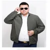 Herrenjacken 10XL 8XL 6XL 5XL Herren gesteppte reflektierende und Mäntel dünne Baumwolle gepolstert Pilot Casual Mode Frühling Herbst für Männer