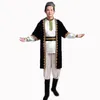 Men Stage Wear Dance Costumes Xinjiang Uygur kleding Chinese etnische kledingfestival Party Performance Pak Cosplay Show