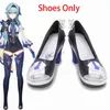 Anime Costumes Genshin Impact Cosplay Eula Genshin Eula Sticks Cosplay Chaussures Froides Perruque Halloween Party Outfit Jeu Costume Body Combinaison J220915