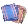 12 -teilige Frauen Taschentücher prüfen Muster Square Geschenkset 28x29cm J220816