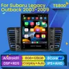 2din Android 11 DSP Car DVD Radio Multimedia Odtwarzacz wideo Nawigacja GPS dla Subaru Outback 3 Legacy 4 2003-2009 Tesla Style