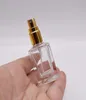 10 ml Parfüm Zerstäuber Quadratische Glas Duft Parfum Flasche Leere Fläschchen Kosmetik Nachfüllbar SN807