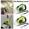 Dog Collars 3/5M Leash Durable Automatic Retractable Walking Running Leads Cat Leashes With Anti-slip Handle Dogs Pet Products