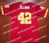 Football Jersey 1997 Rose Bowl Arizona State Sun Devis Pat Tillman 42 College Football Jersys Maroon Stitched Shirts Mens S-XXXL