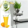 Juicers Stainless Steel Hand Wheat Grass Juicer Manual Slow Juicing Machine Fruit Wheatgrass Vegetable Juice Extractor