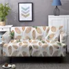Pokrywa krzesła Luksusowa marmurowa sofa do salonu l kształt sofy segmentowe geometryczna kratona kanapa 1/2/3/4