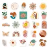 50st/Lot Bohemian Style Stickers Waterproof No-Duplicate Stickers Guitar Bicycle Resecase Water Bottle Helmet CAR CALS BARN GENTS TOYS YY-522