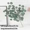 Decorative Flowers Artificial Plants Eucalyptus Leaf Vine Decoration For Home Wedding Garden Christmas Vase Fake Decor Leaves